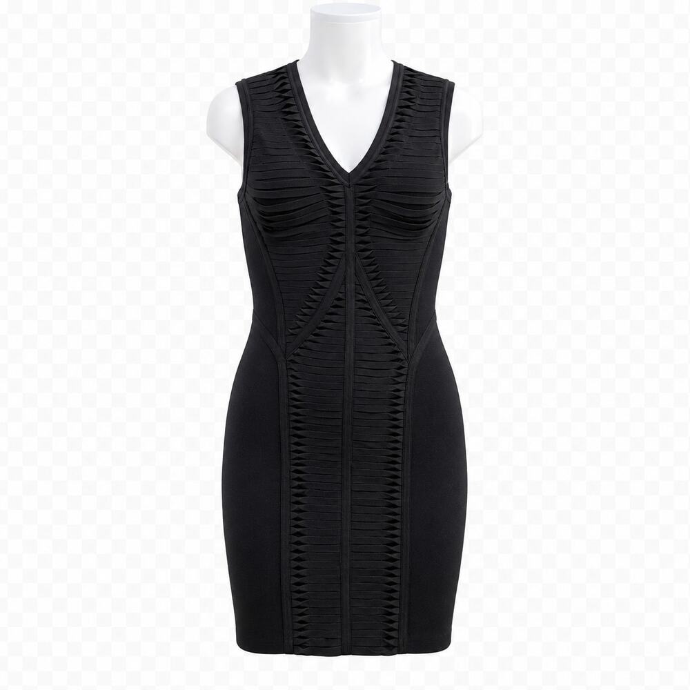 Elie Tahari Women's Black Sleeveless Sheath Designer Dress - Size XS
